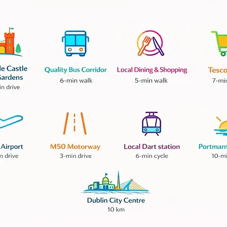 Apartmán Ensuite Double Room- 10 Mins To Airport Dublin